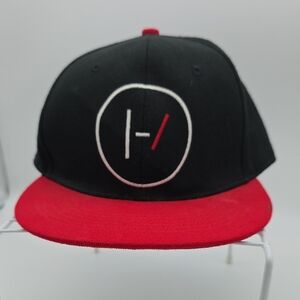 Twenty One Pilots Logo Wool Blend Snap Back Cap One Size Fits Most